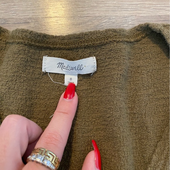 Madewell Green Side Tie T Shirt - Picture 5 of 6